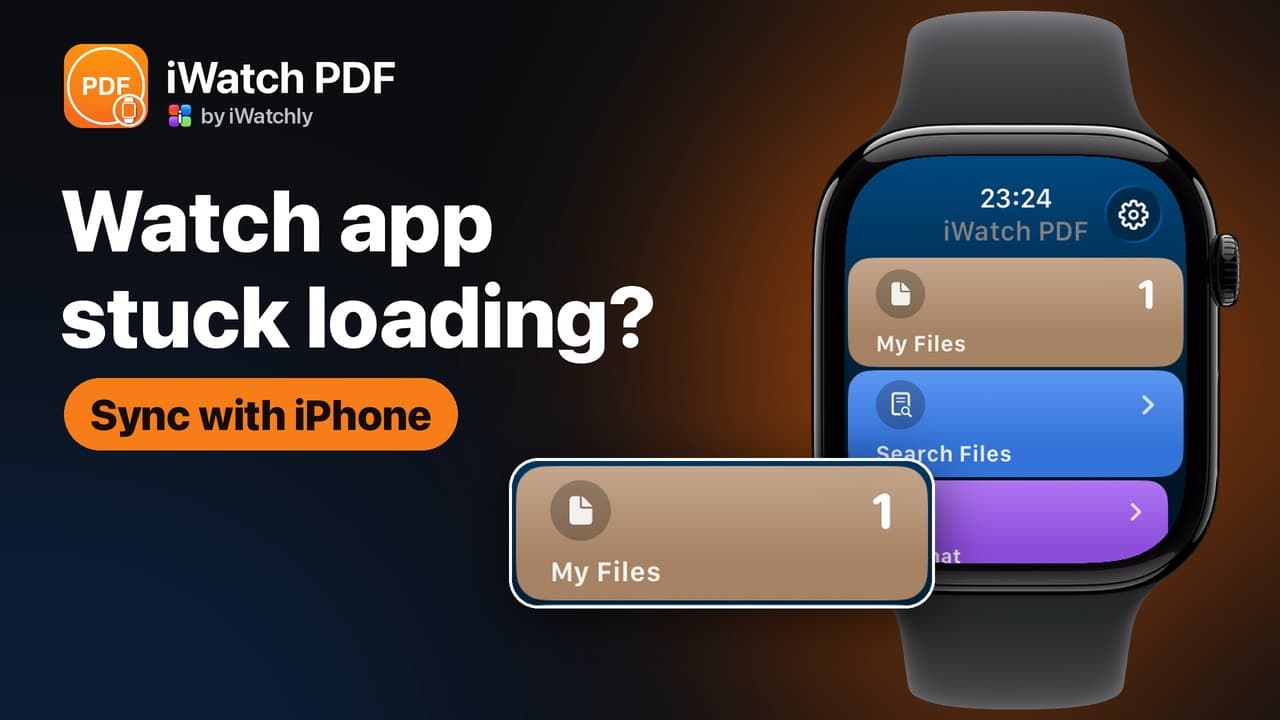 Apple Watch App Stuck Loading? Sign In From the iPhone