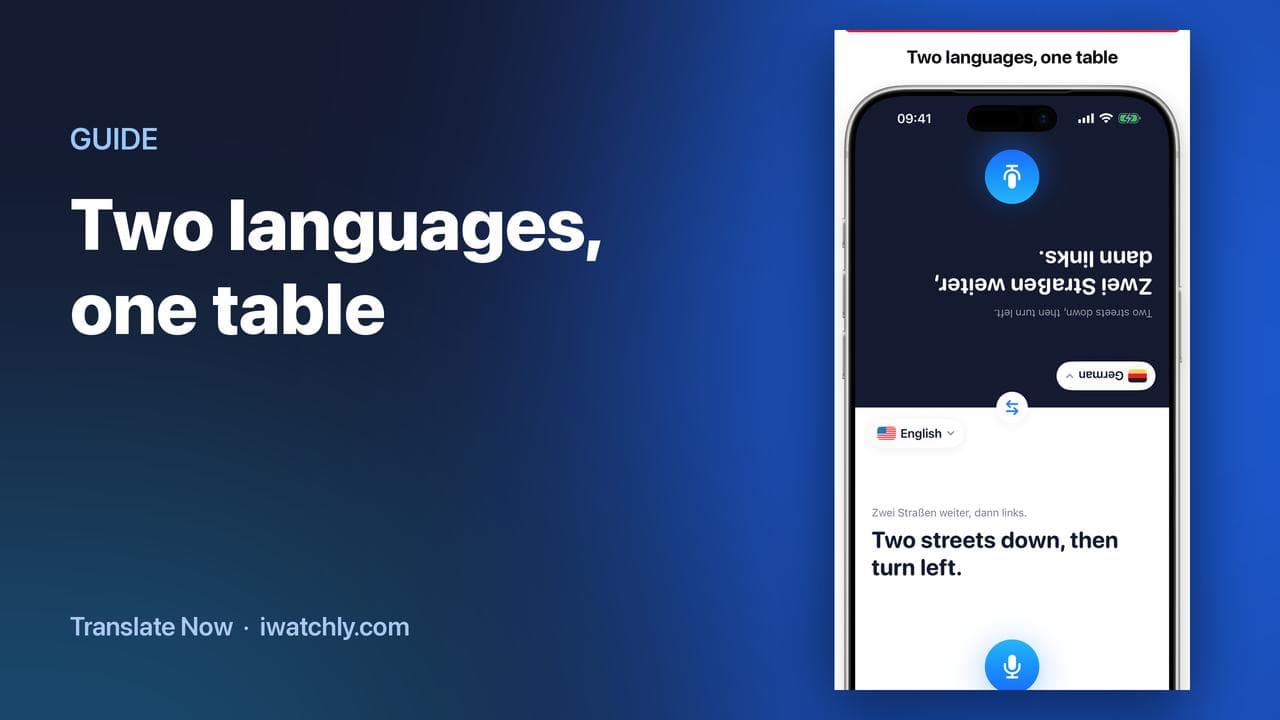 Talk Face to Face with Conversation Mode