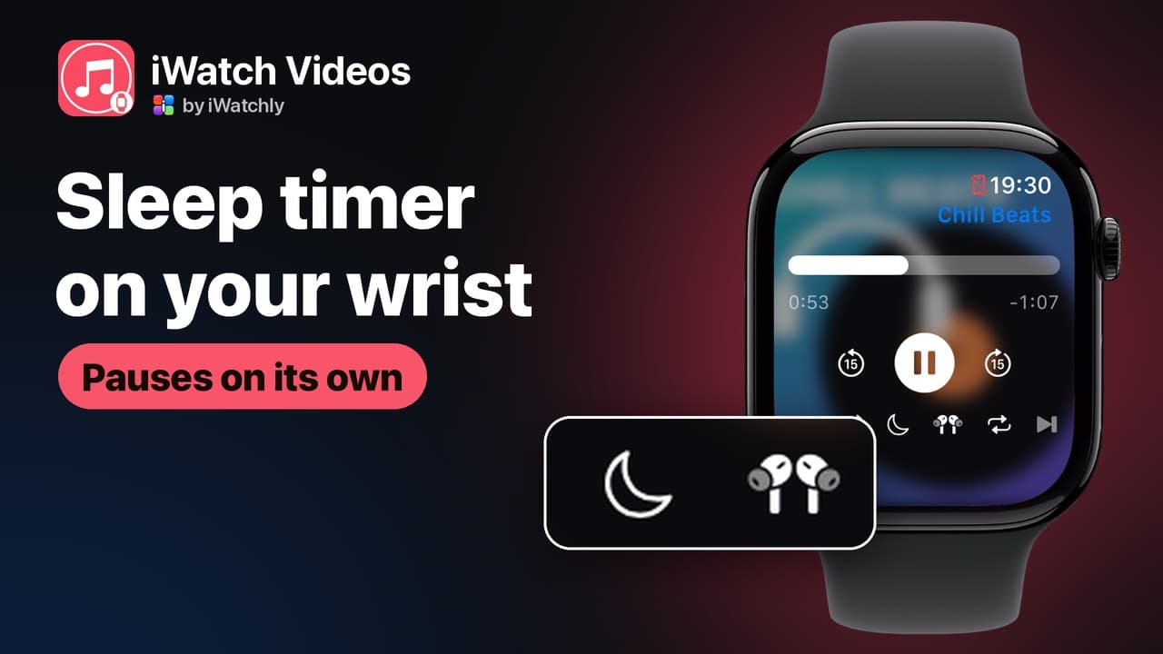 A Sleep Timer on Apple Watch for Audiobooks and Lectures